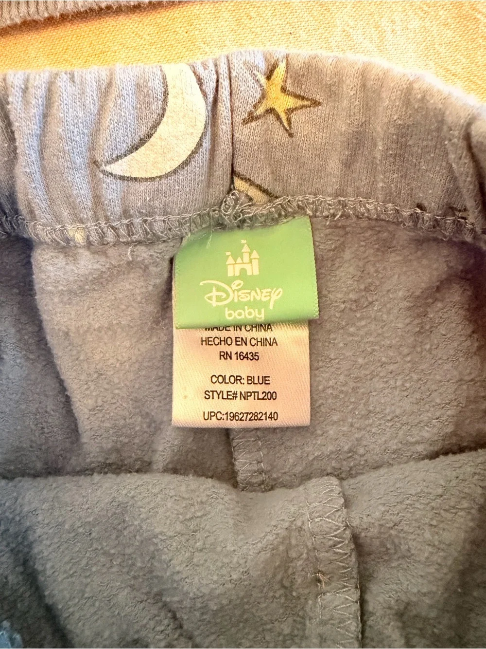 Toy Story Blue Space-Print Baby Sweats Set